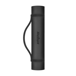 REBEL ACTIVE Strunjača (prostirka) za jogu, pilates i fitnes, 183x61 cm, debljina 1 cm, materijal TPE, crna boja, model RBA-3158-BK - Img 6