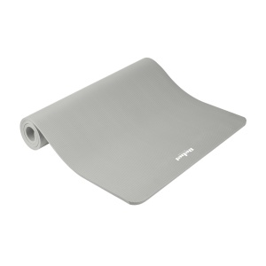 REBEL ACTIVE Strunjača prostirka za jogu, pilates i fitnes 190x100cm debljina 1.5 cm NBR siva RBA-3155-GY