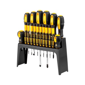 REBEL TOOLS Set odvijaca - srafcigera sa postoljem 18 komada RB-1109