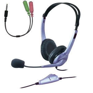 Slušalice sa mikrofonom Genius HS-04S Single Jack + USB C - Img 2