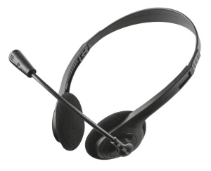 Slušalice TRUST Primo Chat Headset žične/3,5mm+2x3,5mm CRNE - Img 2