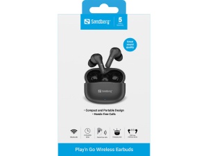 Slušalice TWS Sandberg Play N Go 126-51 Bluetooth/crne - Img 4