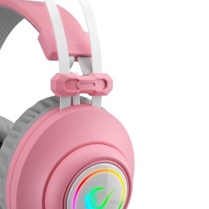 Slušalice žične Rampage RM-K1 Pulsar 7.1 USB roze 36130 - Img 3