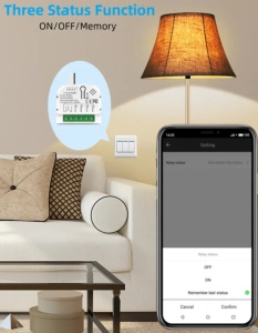 SMART-2GANGTuya Wifi DIY Self-locking daljinski upravljac Smart Switch relejni modul DC 5V/7-32V AC