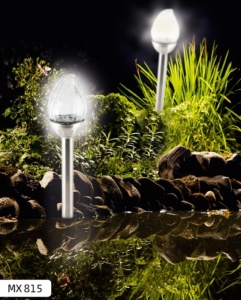 Solarna bastenska lampa sa staklenom glavom MX815, Ni-MH akumulator 1.2V - 600 mAh, 80x380 mm - Img 3