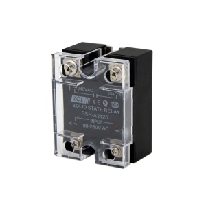 Solid state relej 1xF, 25A/240Vac, Uctr=90~280Vac