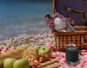 SPK-BT-LED-05-BK Gembird Portable Bluetooth RGB LED TWS speaker, 8W, BT, FM, USB, Handsfree, Black - Img 2