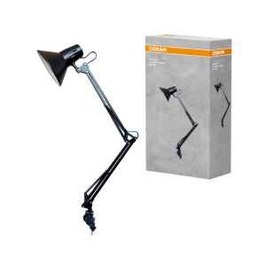 Stona lampa PANAN Classic Hook E27, OSRAM crna - Img 2
