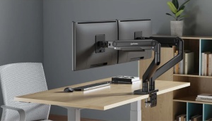 Stoni nosač za 2 monitora Manhattan 17"- 45" 462587 - Img 3