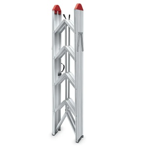 SuperStep Duple Sklopive Štapne Alu Merdevine 2x4 158cm - Img 2