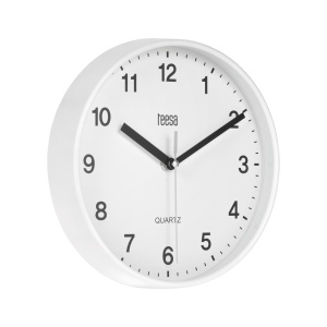 TEESA Zidni analogni sat prečnik 20cm beli TSA0038 - Img 2