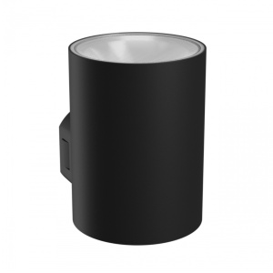 Torre fasadna lampa 9W CCT IP54 crna krug