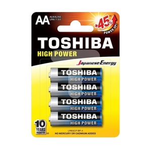 Toshiba alkalna baterija AA 1.5V
