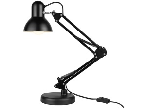TRACER Arhitektonska stona lampa 2-u-1 E27 crna Architect