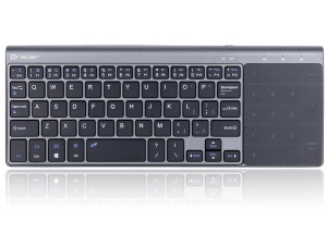 TRACER Bezicna multimedijalna tastatura sa touchpad -om low profile keys crna siva RF 2,4 Ghz