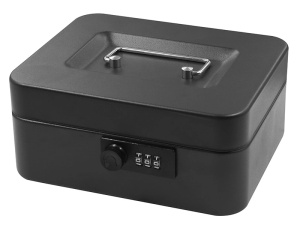 TRACER Metalna kaseta za novac sa šifrom 20x16x9cm crna Cash Saver - Img 2