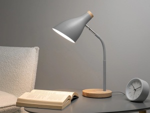 TRACER Stona lampa Scandi E27 max 40W drvo-siva Scandi Grey - Img 3