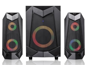 TRACER Zvucnici 2.1 20W RGB USB crni bluetooth Hi-Cube