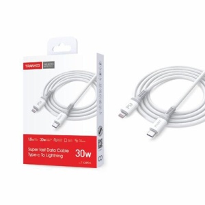 TRANYOO Data kabl T-X20PD L Type C na lighting 1,5m 30W
