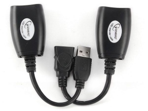 UAE-30M Gembird USB extender radi sa CAT5e ili CAT6 LAN kablom, 30m - Img 2