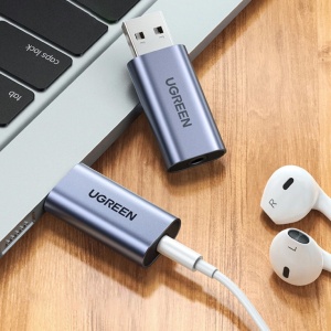UGREEN CM383 USB 2.0 na 3.5mm audio adapter - Img 2