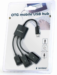 UHB-OTG-02 Gembird OTG HUB 2xUSB na microUSB - Img 3