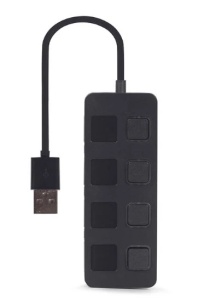 UHB-U2P4-05 Gembird USB 2.0 4-port hub + prekidaci, black - Img 3