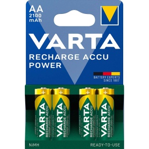 VARTA AA 2100mAh HR6, punjive NiMH baterije (rechargeable VARTA Ready to use) PAK4 (cena po kom.)