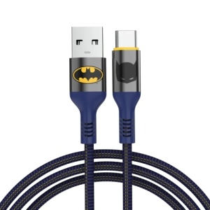 WB Moye Batman USB-A to USB-C Charging Cable 01 1m