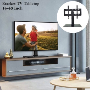 Xstand KM-605 - Black stoni nosač sa fiksnom pločom za TV od 14-40 inča,35kg/400x400