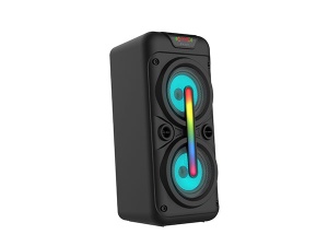 Xwave BT zvučnik DJ 555 20W(2x10W) FM radio/MicroSD/USB/AUX/Mikrofon/LED colorful - Img 4
