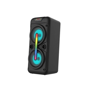 Xwave BT zvučnik DJ 555 20W(2x10W) FM radio/MicroSD/USB/AUX/Mikrofon/LED colorful - Img 1