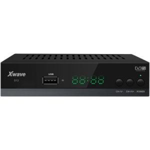 Xwave S13 DVB-T2 SetTopBox H.265,LED,scart,HDMI,RF in-out,USB,media player,metalno kućište