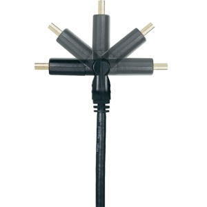 ZED electronic HDMI kabl, 5.0 met, ver. 1.4, 4K, 3D, HEC, HDCP, ARC - HDMI2/5.0 - Img 2