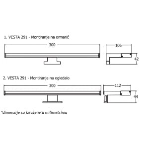 Zidna LED lampa 6W - Img 3