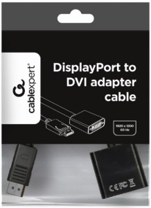 A-DPM-VGAF-02 Gembird DisplayPort to VGA adapter cable, BLACK (alt. A-DPM-VGAF-03)FO - Img 3