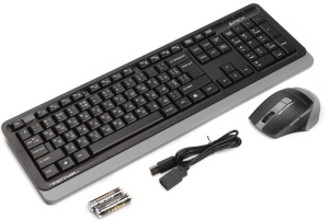 A4-FG1035 A4Tech Fstyler Bezicna tastatura YU-LAYOUT + bezicni mis USB, Grey - Img 3