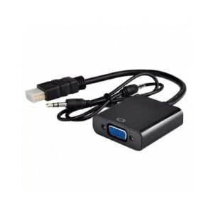 Adapter-konvertor HDMI na VGA (m/&#382;)+ audio - Img 1