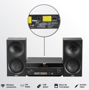 AKAI AM-301-B MIKROLINIJA SA CD Čitačem - Img 4