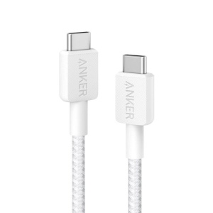 ANKER 322 Type C na Type C kabl 0.9m 60W Pleteni BELI - Img 2