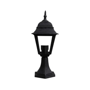 ARTE ILLUMINA stubna baštenska svetiljka E27, IP44, crna