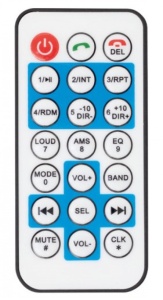 Auto radio SAL VBT1100/BL Blue FM, USB, SD, 3,5mm, Bluetooth, 4x45W + daljinski