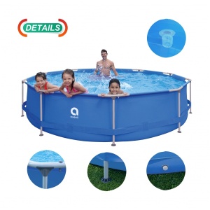 AVENLI Porodični bazen sa metalnom konstrukcijom set okrugli 366x76cm 17799EU - Img 4