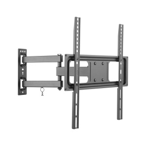 CABLETECH Zidni zglobni nosač za TV 32-55" crne boje sa tiltom do 35kg VESA MAX 400x400 LPA52-443