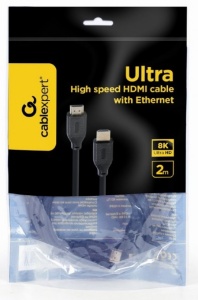 CC-HDMI8K-2M Gembird HDMI kabl v.2.1 ethernet support UHD/8K TV 2m - Img 3