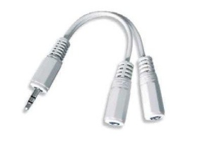 CCA-415W Gembird 3.5mm stereo plug to 2X3.5mm stereo socket 10cm audio splitter kabl - Img 3