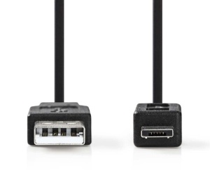 CCGP60880BK20 micro USB kabl 2.0, 480Mbps, 2m, okrugli - Img 2