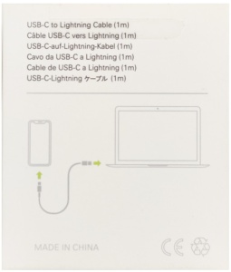 CCP-AMCM-AMLM-1.0M ** Gembird 20W PD kabl USB-C na Lightening 8-pin, USB 3.0, 1m, white (167)