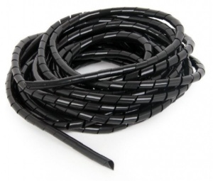 CM-WR1210-01 Gembird Obloga spiralnog kabla od 12mm, 10m, crna - Img 1