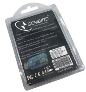 CMP-SOUNDUSB13 ** Gembird USB 5.1 3D zvucna karta, zamenjuje audio kontrolor u PC (223) - Img 3